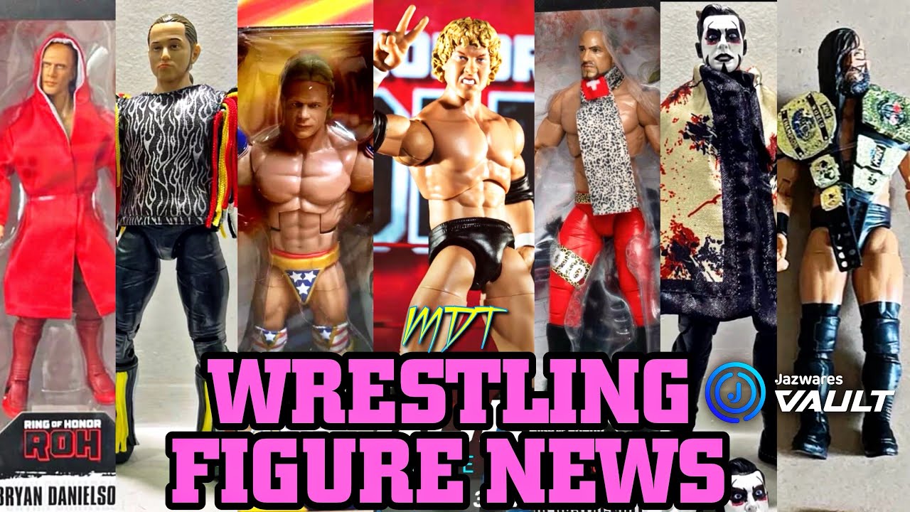 TONS Of NEW Wrestling Action Figure News! AEW Jazwares Vault, WWE Elite Leaks!