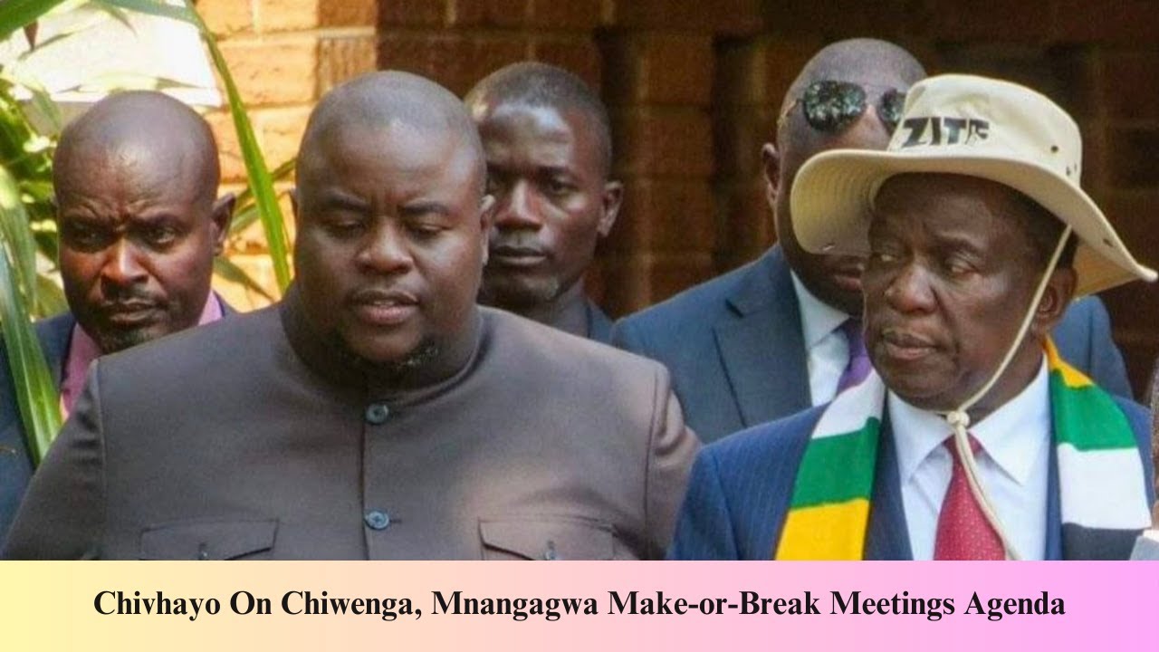 Chivhayo On Chiwenga, Mnangagwa Make or Break Meetings Agenda