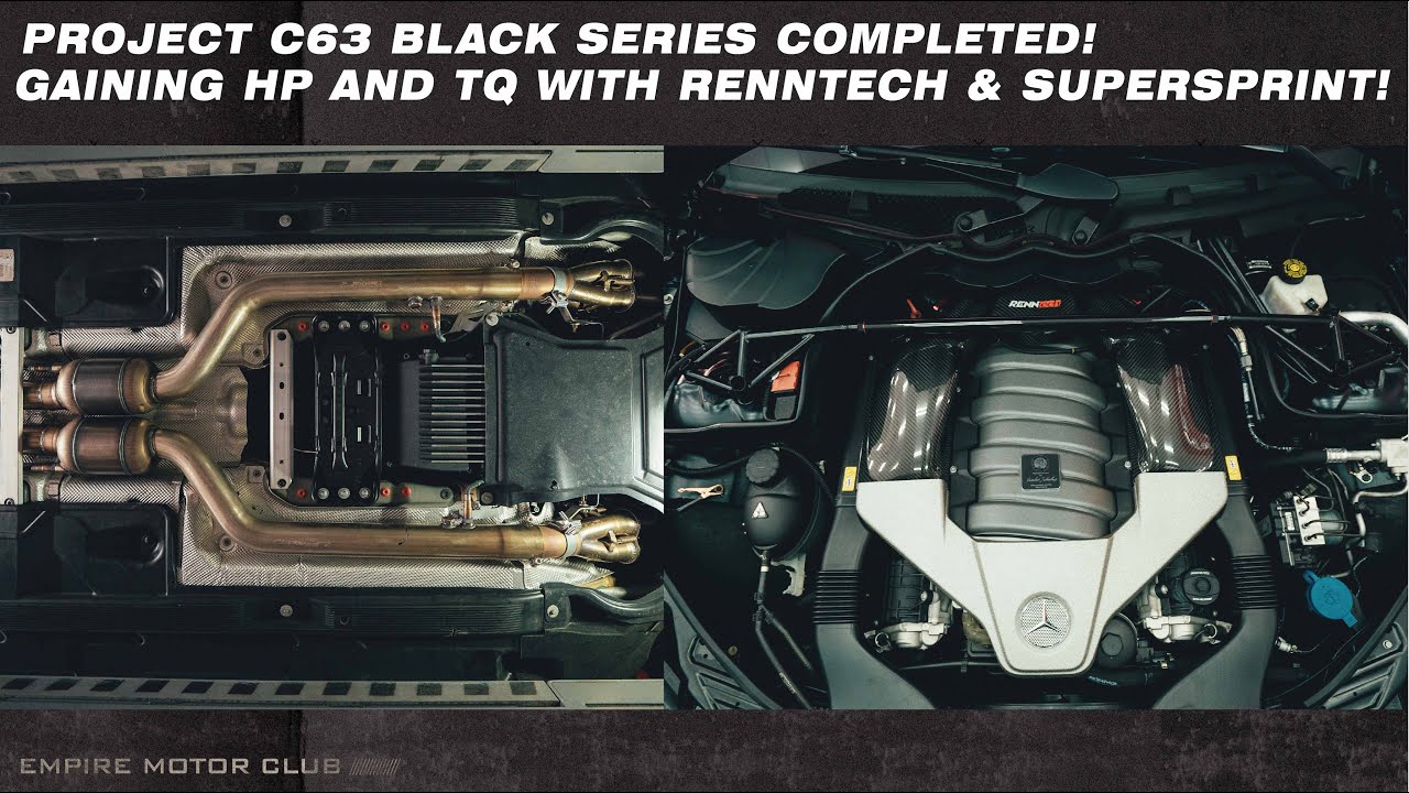 PROJECT C63 BLACK SERIES COMPLETED! GAINING HP AND TQ | C63黑系列改裝完成！馬力扭力全面提升！《EMC Vlog Vol. 19》