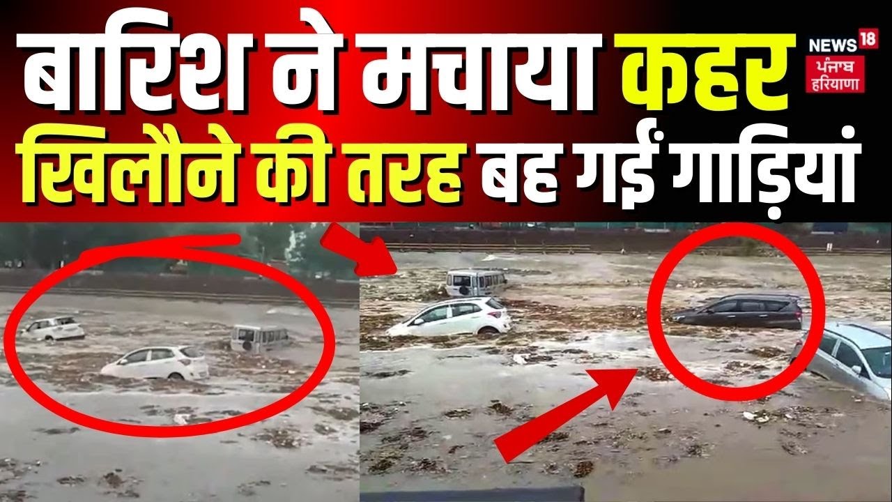 Haridwar News: Heavy Rain ने मचाया कहर, खिलौने की तरह नदी में बह गईं गाड़ियां | Flood |Breaking|N18V