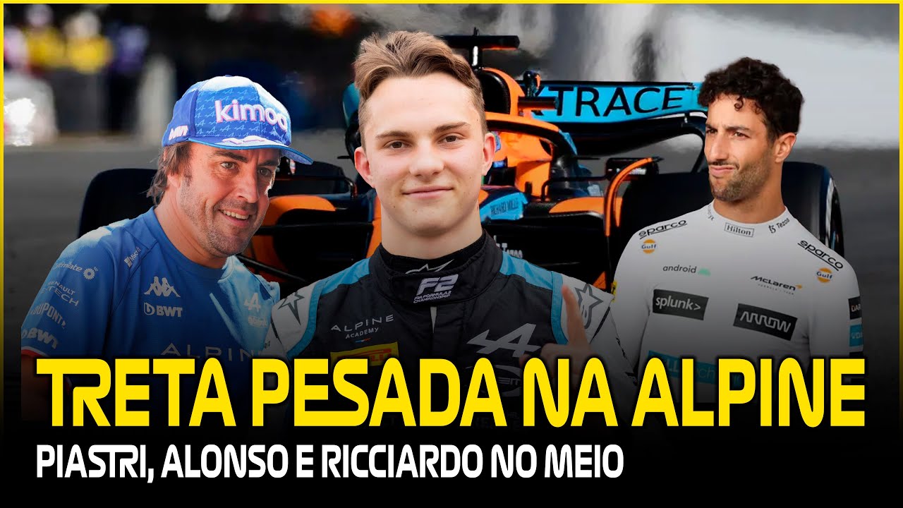 ENTENDA A TRETA ENTRE PIASTRI E ALPINE E COMO AFETA RICCIARDO