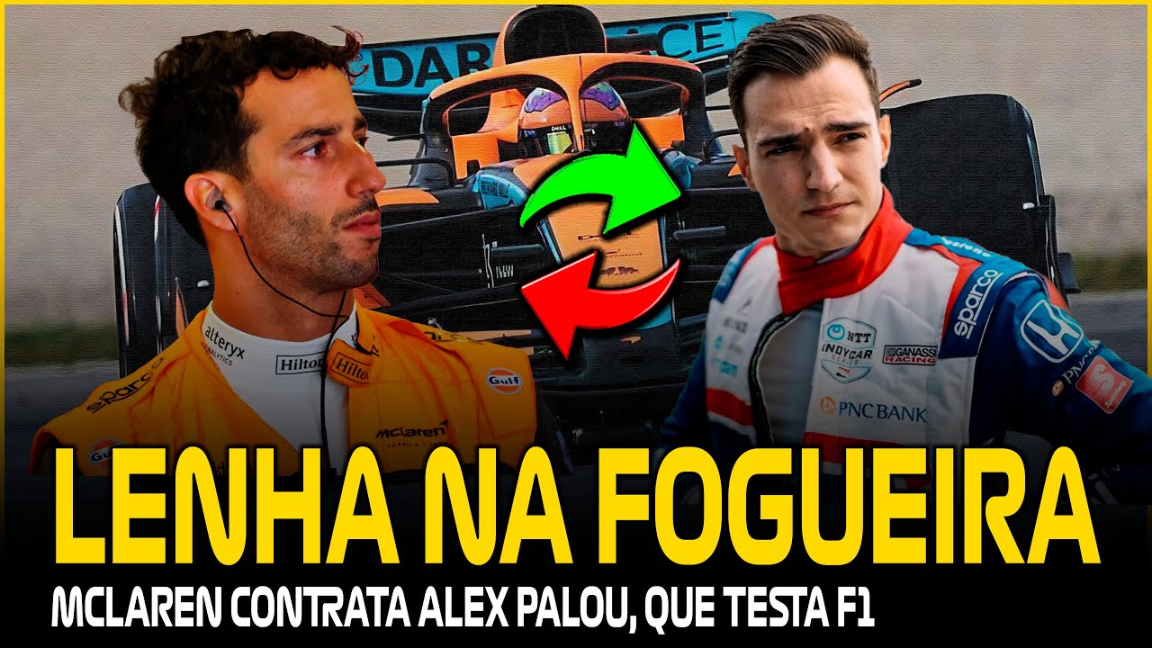 A TRETA DA SUBSTITUIÇÃO DE RICCIARDO POR ALEX PALOU NA MCLAREN