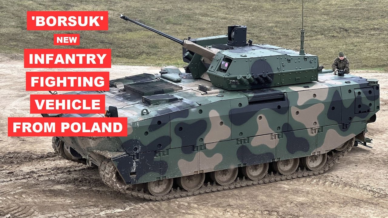 NEW BORSUK INFANTRY FIGHTING VEHICLE (bojowy wóz piechoty) from Poland, Military News Video