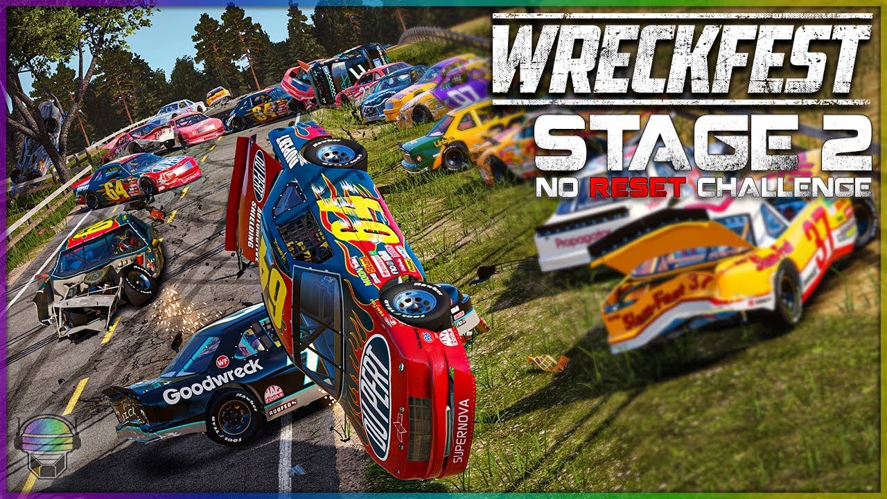 FLYING at the Farmlands! | Stage 2 | No Reset Challenge | Wreckfest