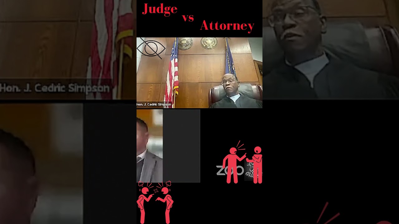 CourtRoom Chaos! Defense Attorney-vs-Judge Simpson | Judge is Furious!  #court #judge #judgesimpson