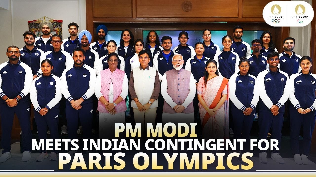 LIVE: PM Modi interacts with Indian contingent for Paris Olympics 2024