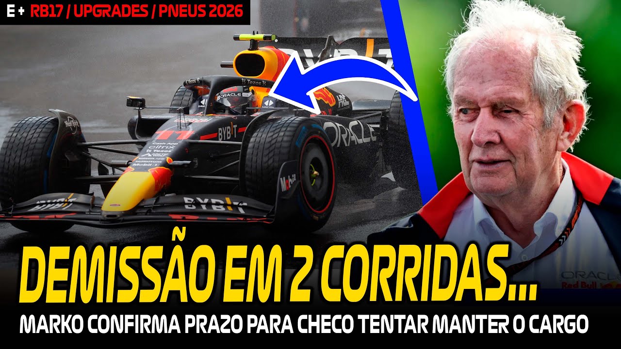 MARKO CONFIRMA QUE FUTURO DE CHECO SERÁ DEFINIDO EM AGOSTO! / RB17 CHEGOU! / UPGRADE RB / PIRELLI