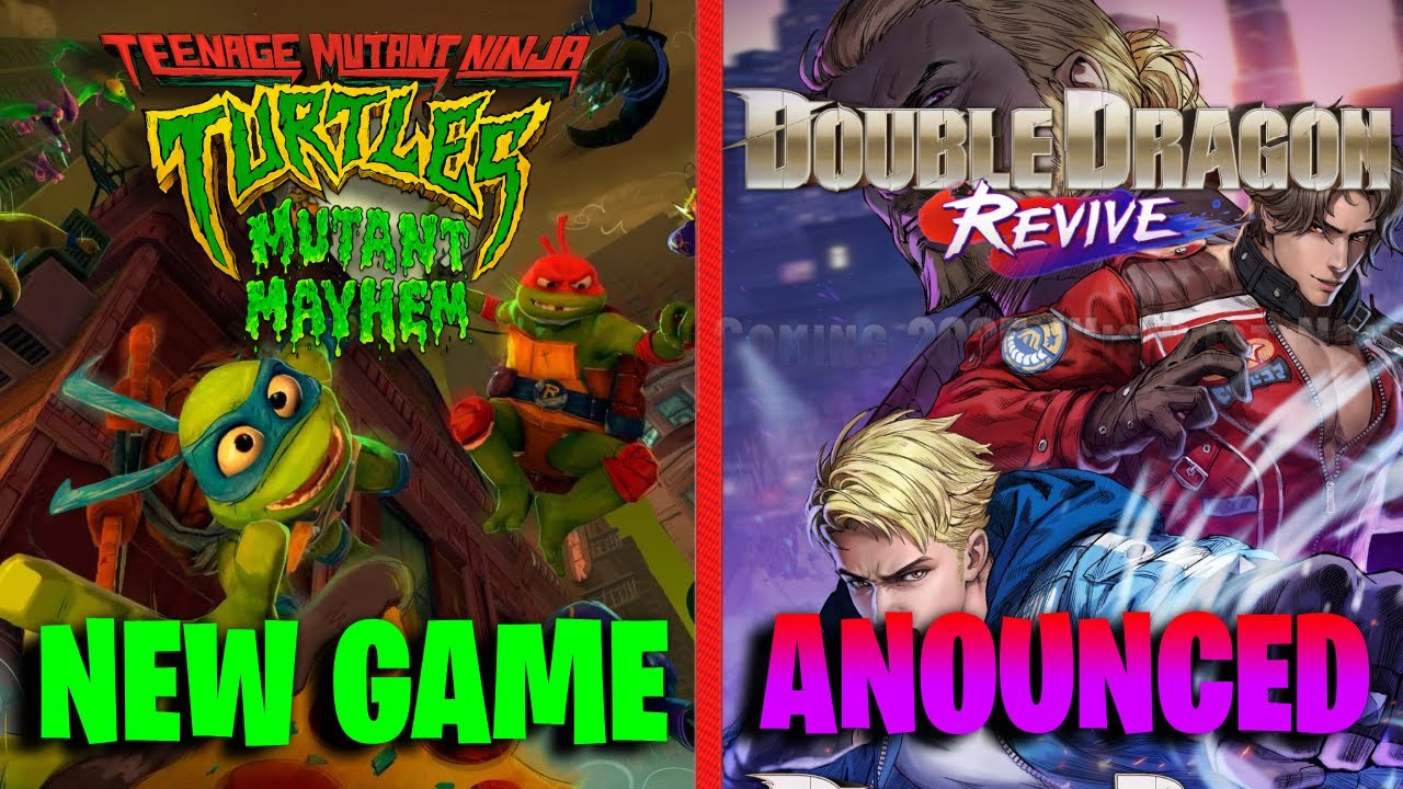 TMNT Mutant Mayhem New Game Announced + Double Dragon Revive Revealed