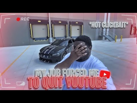 MY JOB FORCED ME TO QUIT YOUTUBE *NOT CLICKBAIT*