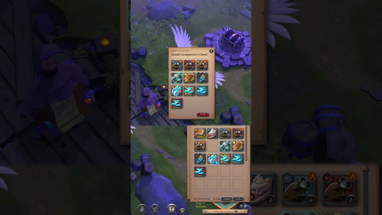 T6 Conqueror’s Chest in Albion Online | #albiononline #pvp #gaming #shorts