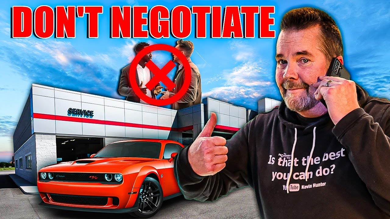 DO THIS INSTEAD! (Best New/Used Car Price Strategy) Kevin Hunter the Homework Guy