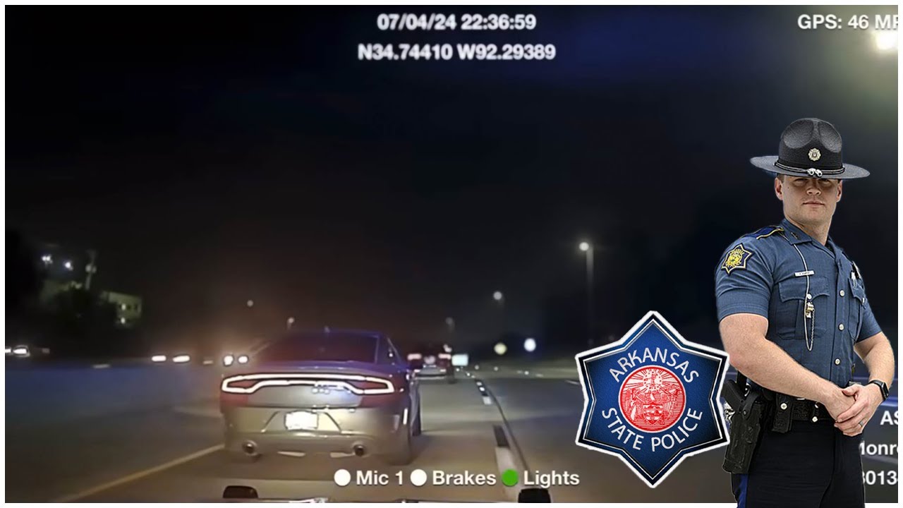 Charger Scatpack 392 ARMED w/ Glock Switch DESTROYS 2 Police Cars during High Speed Chase!