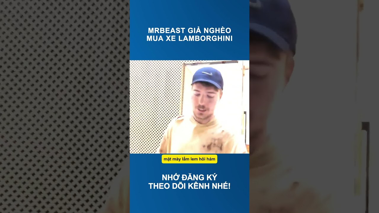 MrBeast giả nghèo mua Lamborghini #shorts