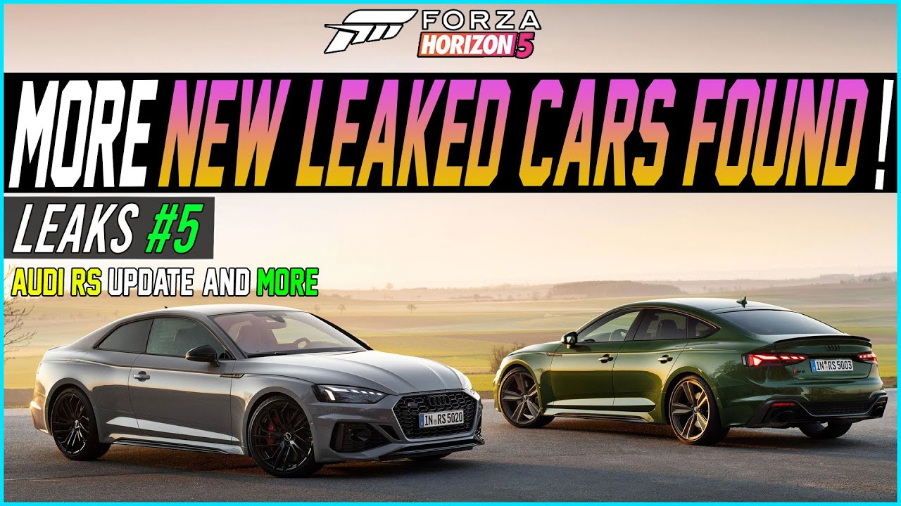 Forza Horizon 5 – NEW Leaked Cars Found! #5 – RS3, RS4, RS5, Mosler GT3 + More!