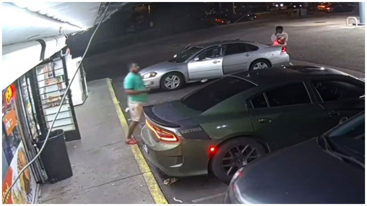 FAILED Charger Scatpack 392 THEFT/ROBBERY turns into a DE*DLY SH**TOUT at Gas Station…