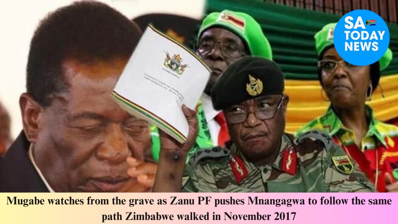 Mugabe watches from the grave as Zanu PF pushes Mnangagwa to follow the same path Zimbabwe walked in