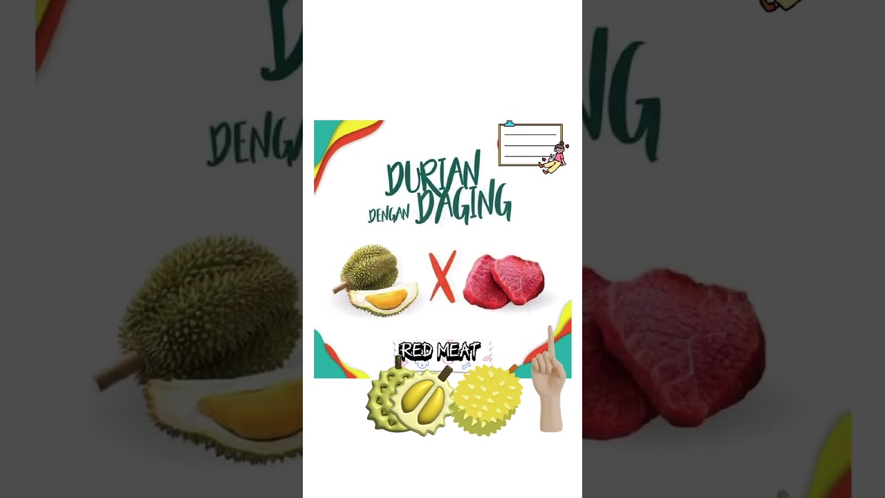 Know the what not to eat with durians? Check this out!! #durian #advice #information #shorts #short