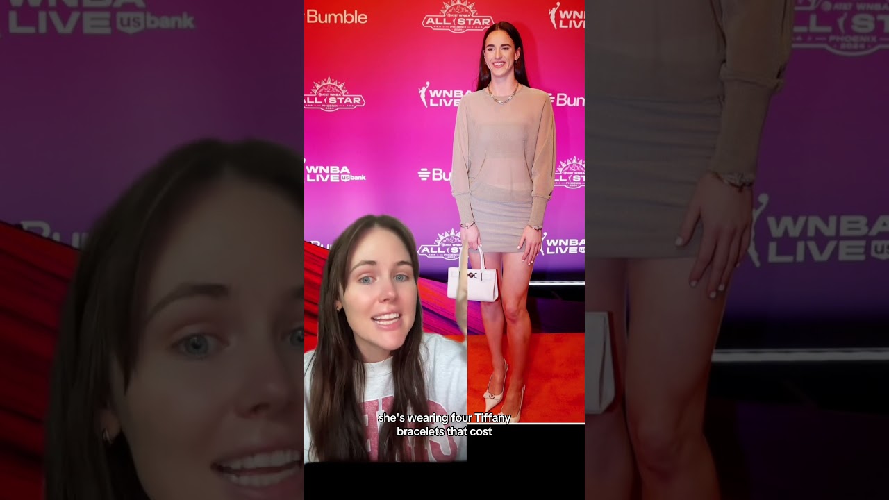 You’ll Never Guess How Much Caitlin Clark’s WNBA All-Star Event Outfit Cost! #caitlinclark #wnba