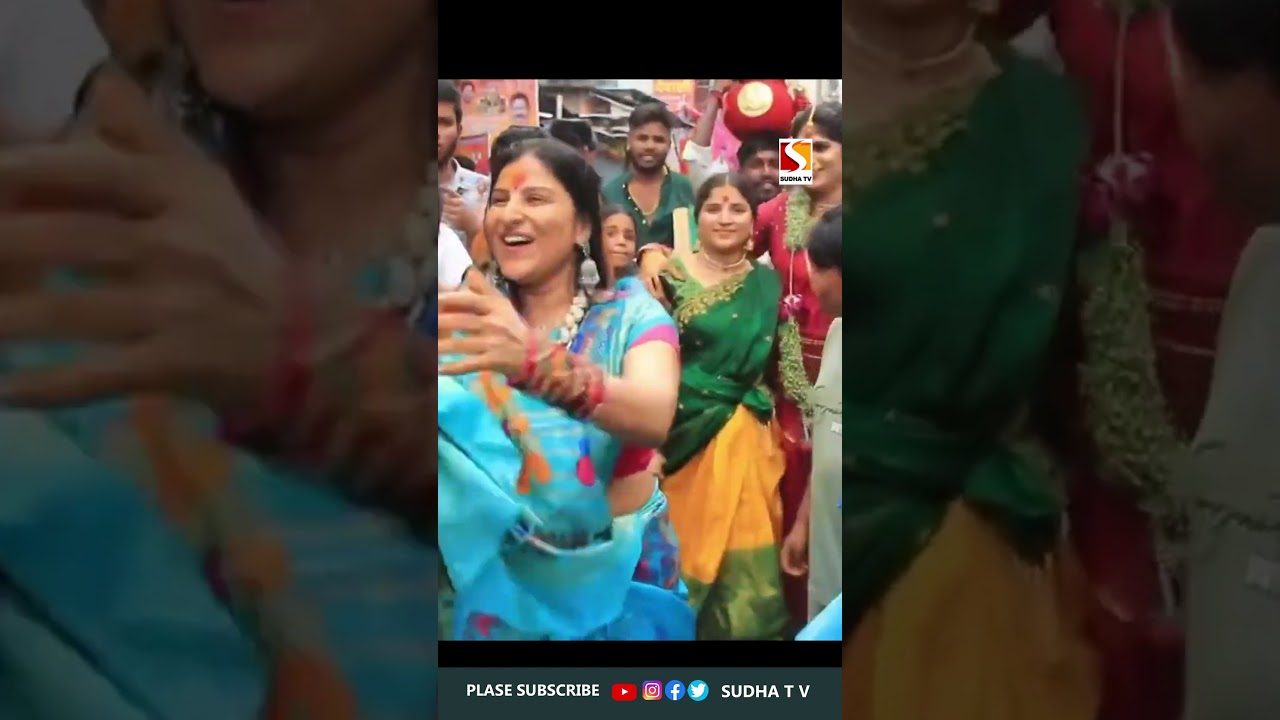 Mangli Teenmaar Dance #manglidane #secunderabadbonalu20224 #bonalu  SUDHA TV #sudhatv