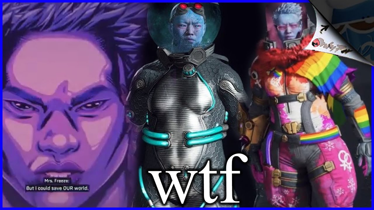 Genderswap Angry Asian Lesbian MRS Freeze Brings Woke Gaming to it’s knees.