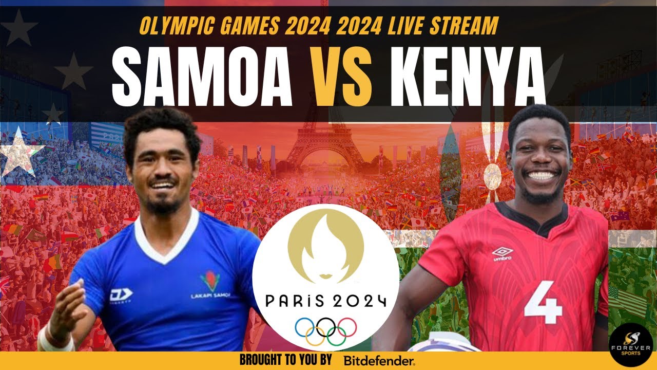 SAMOA VS KENYA LIVE | Olympic Games 2024 Rugby 7s Live Commentary & Watchalong