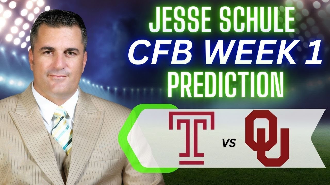 Temple Owls vs Oklahoma Sooners Prediction and Picks – College Football Picks Week 1