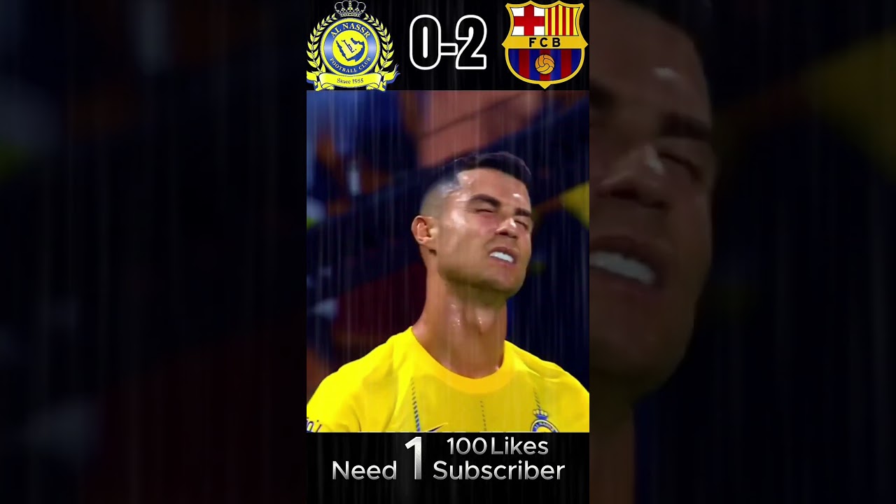 Al Nassr vs Barcelona fifa worldcup 2030 match #lewandowski vs #ronaldo #alnassr